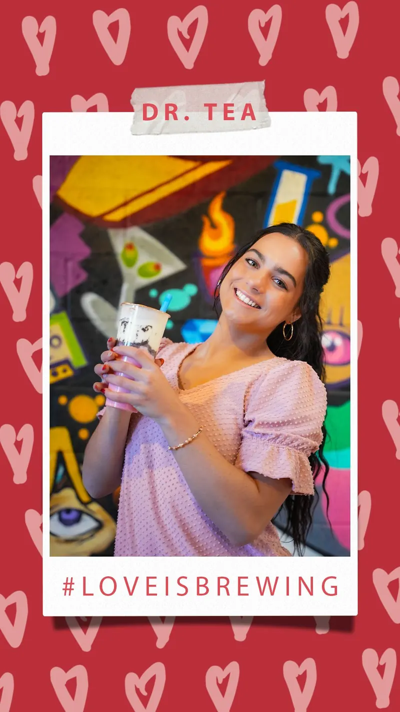 Dr. Tea influencer story post 1